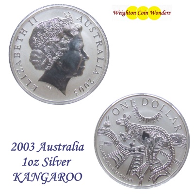 2003 Silver 1oz KANGAROO